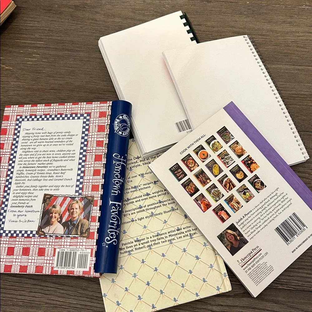 Vintage Cookbook Collection - Set of 5 unique celebrating adoption kids party